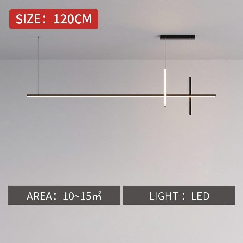 ChandeliersDecor.com-Kitchen Island-Dining Room Chandelier LED - Minimalist Strip Designer Lamp