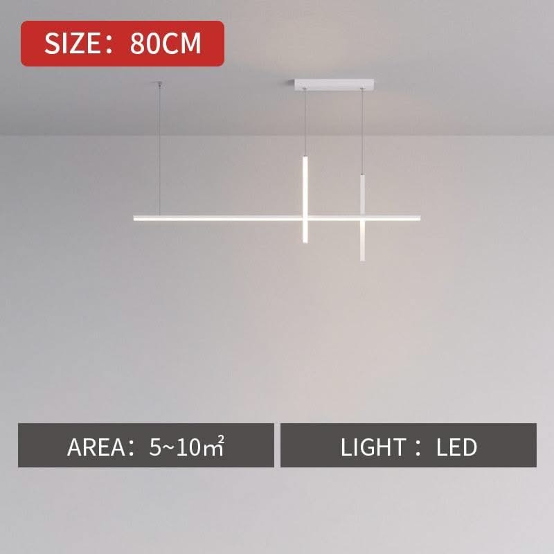 ChandeliersDecor.com-Kitchen Island-Dining Room Chandelier LED - Minimalist Strip Designer Lamp