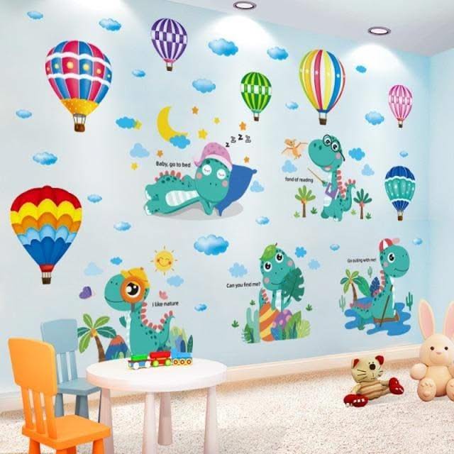 ChandeliersDecor.com-Home Decor Decals-Dinosaur Wall Decals: Bring Prehistoric Fun to Your Walls!