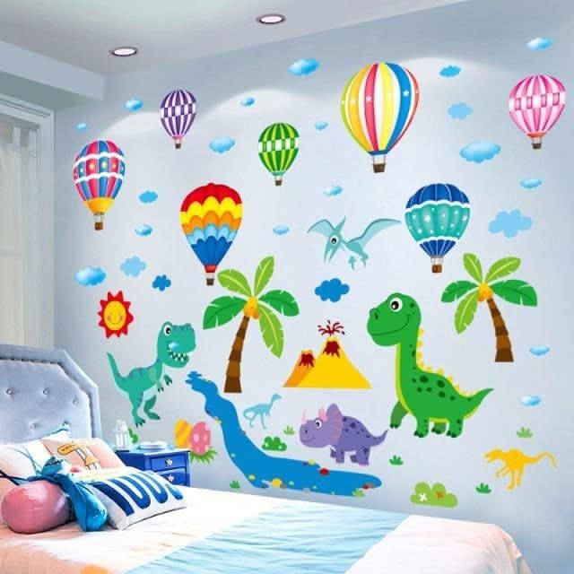 ChandeliersDecor.com-Home Decor Decals-Dinosaur Wall Decals: Bring Prehistoric Fun to Your Walls!