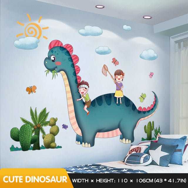 ChandeliersDecor.com-Home Decor Decals-Dinosaur Wall Stickers - Fun Décor for Kids Rooms