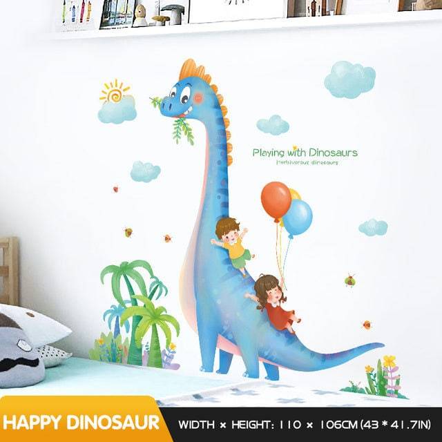 ChandeliersDecor.com-Home Decor Decals-Dinosaur Wall Stickers - Fun Décor for Kids Rooms