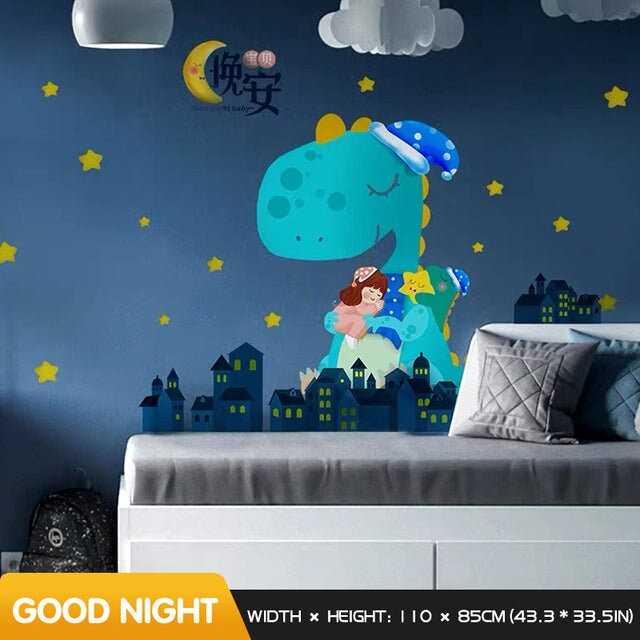 ChandeliersDecor.com-Home Decor Decals-Dinosaur Wall Stickers - Fun Décor for Kids Rooms