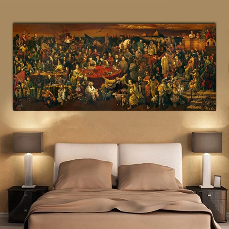 Discussing Divine Comedy Canvas Wall Art-ChandeliersDecor.com
