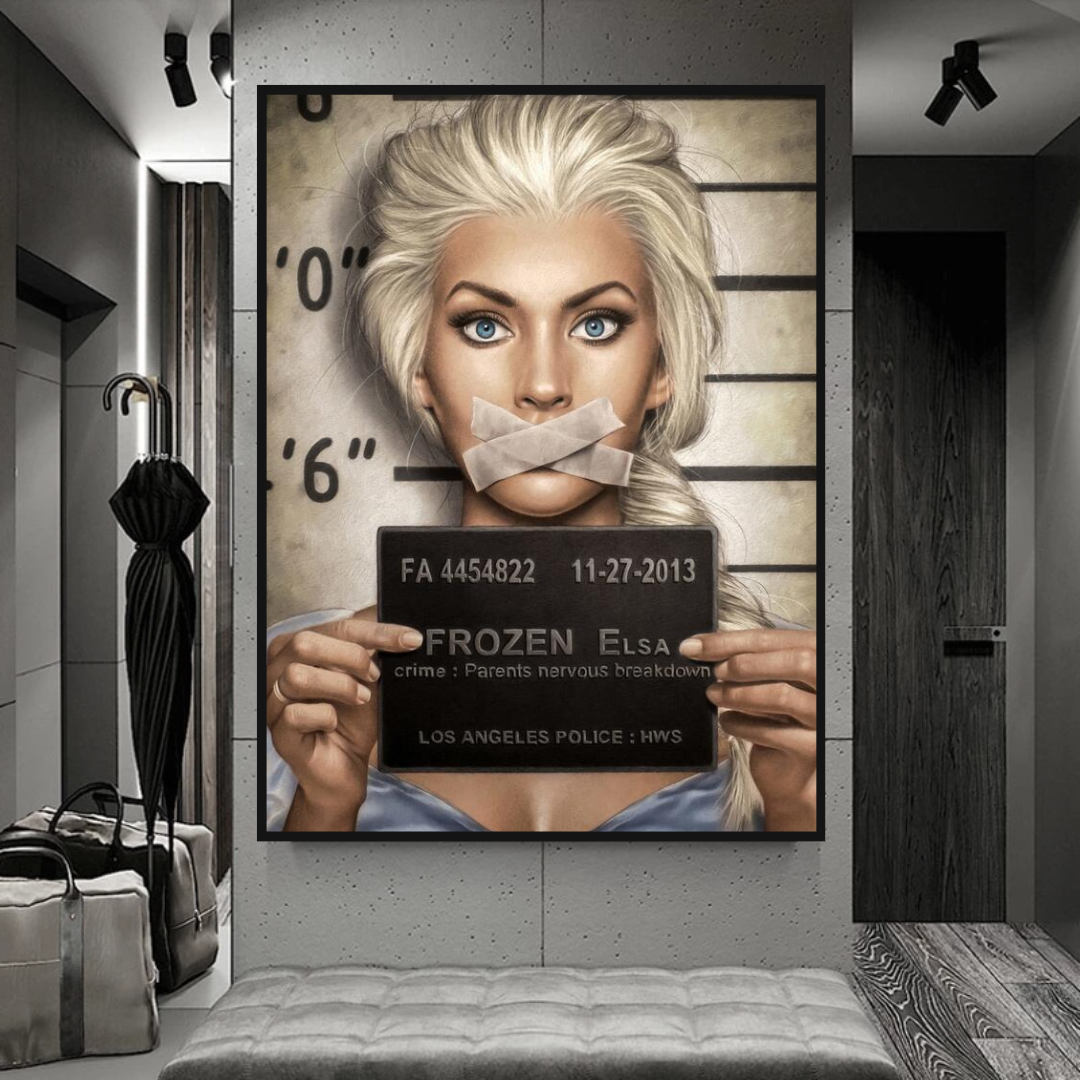 Disney Frozen Elsa Canvas Wall Art - Girls' Room Décor-ChandeliersDecor.com