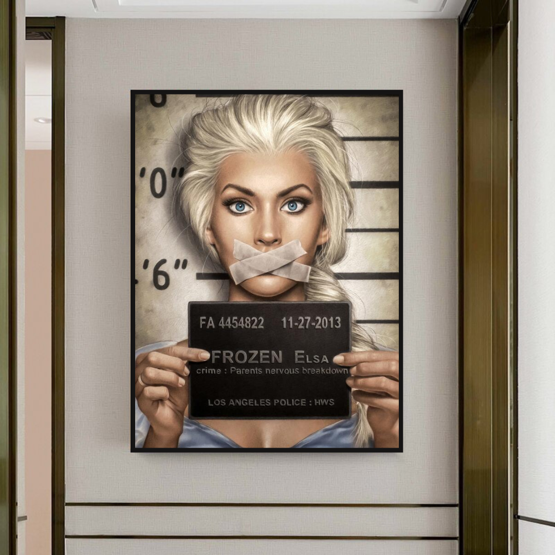 Disney Frozen Elsa Canvas Wall Art - Girls' Room Décor-ChandeliersDecor.com