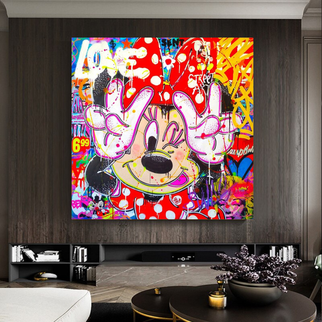 ChandeliersDecor.com-Wall Posters-Disney Mickey Love Poster: Showcase Your Affection