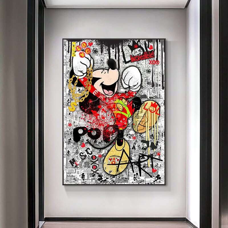 Disney Mickey Mouse Canvas Wall Art: Authentic & Vibrant-ChandeliersDecor.com