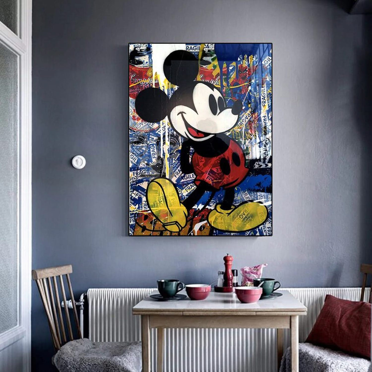 Disney Mickey Mouse Canvas Wall Art: Vibrant Designs-ChandeliersDecor.com