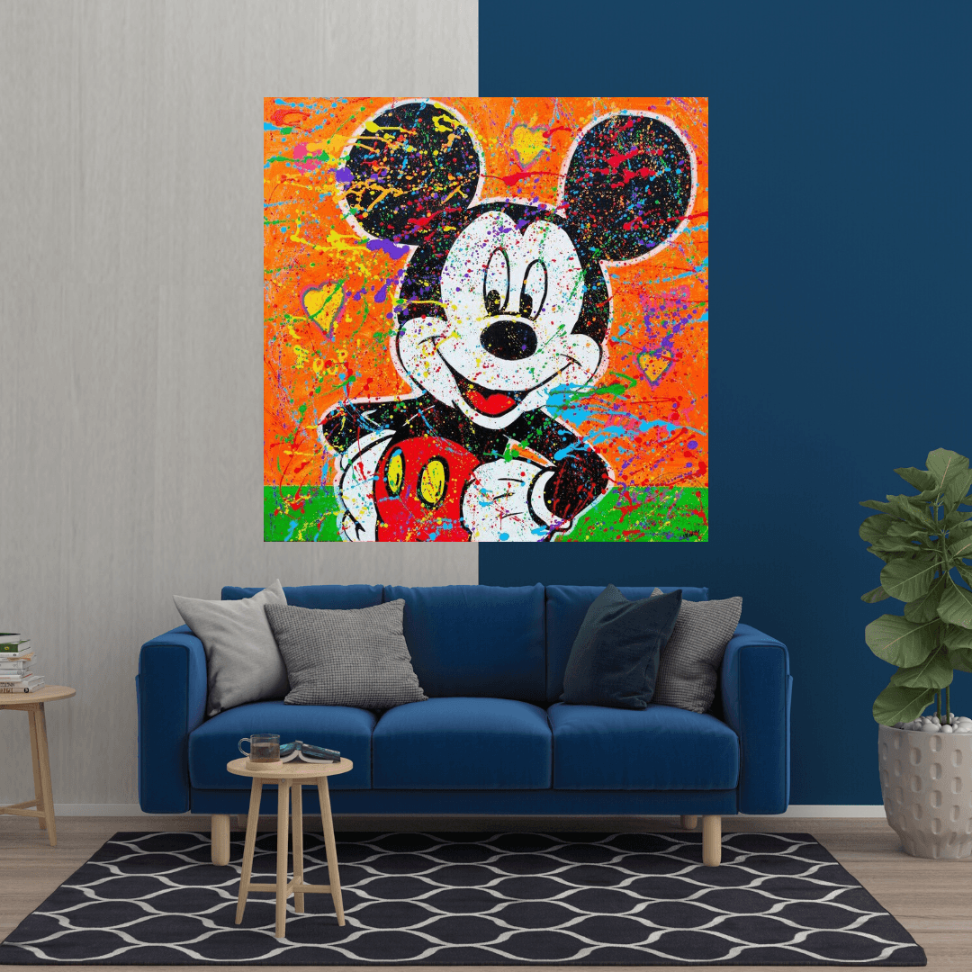 ChandeliersDecor.com-Wall Posters-Disney Mickey Mouse Poster - Get Your Hands on Classic Art!