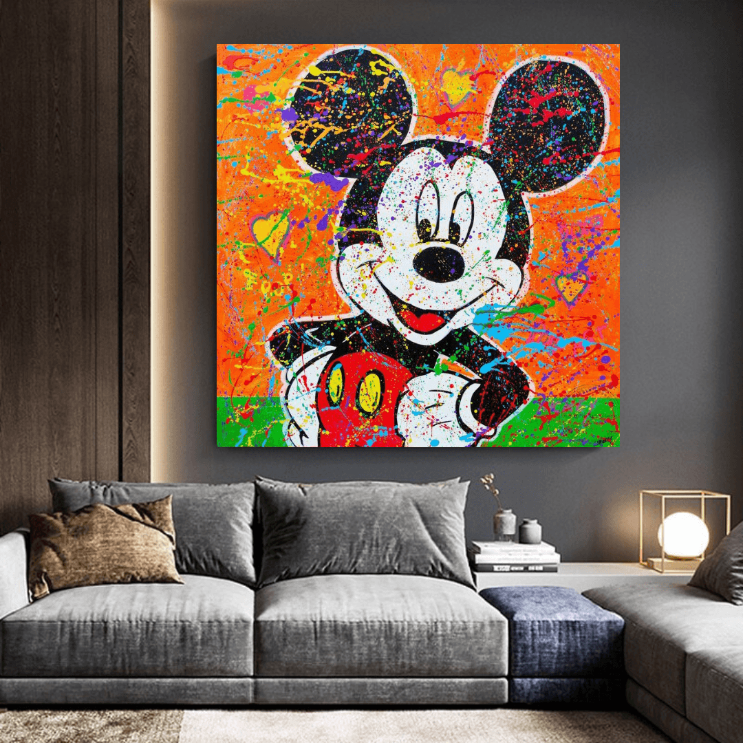 ChandeliersDecor.com-Wall Posters-Disney Mickey Mouse Poster - Get Your Hands on Classic Art!