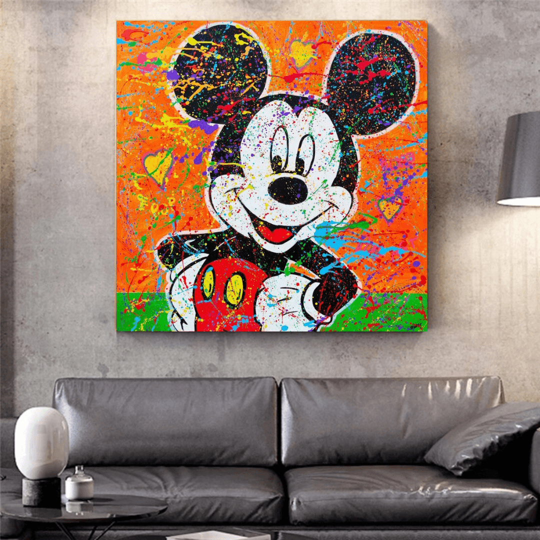 ChandeliersDecor.com-Wall Posters-Disney Mickey Mouse Poster - Get Your Hands on Classic Art!