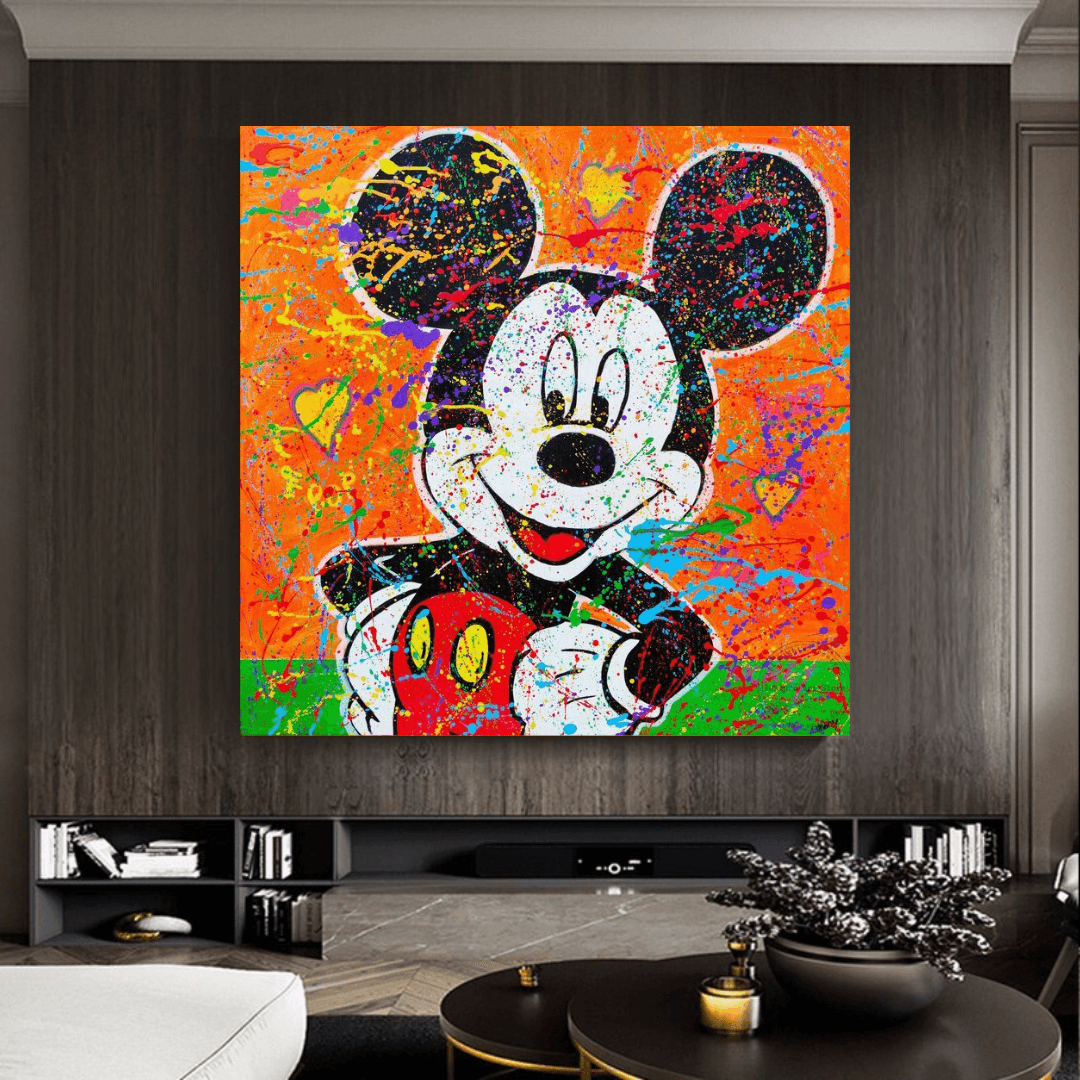 ChandeliersDecor.com-Wall Posters-Disney Mickey Mouse Poster - Get Your Hands on Classic Art!