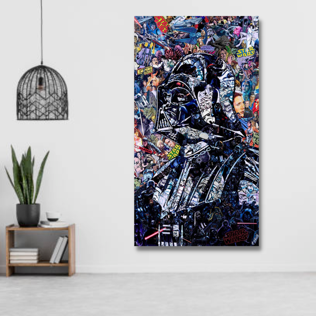 Disney Star Wars Poster Darth Vader Canvas Wall Art-ChandeliersDecor.com