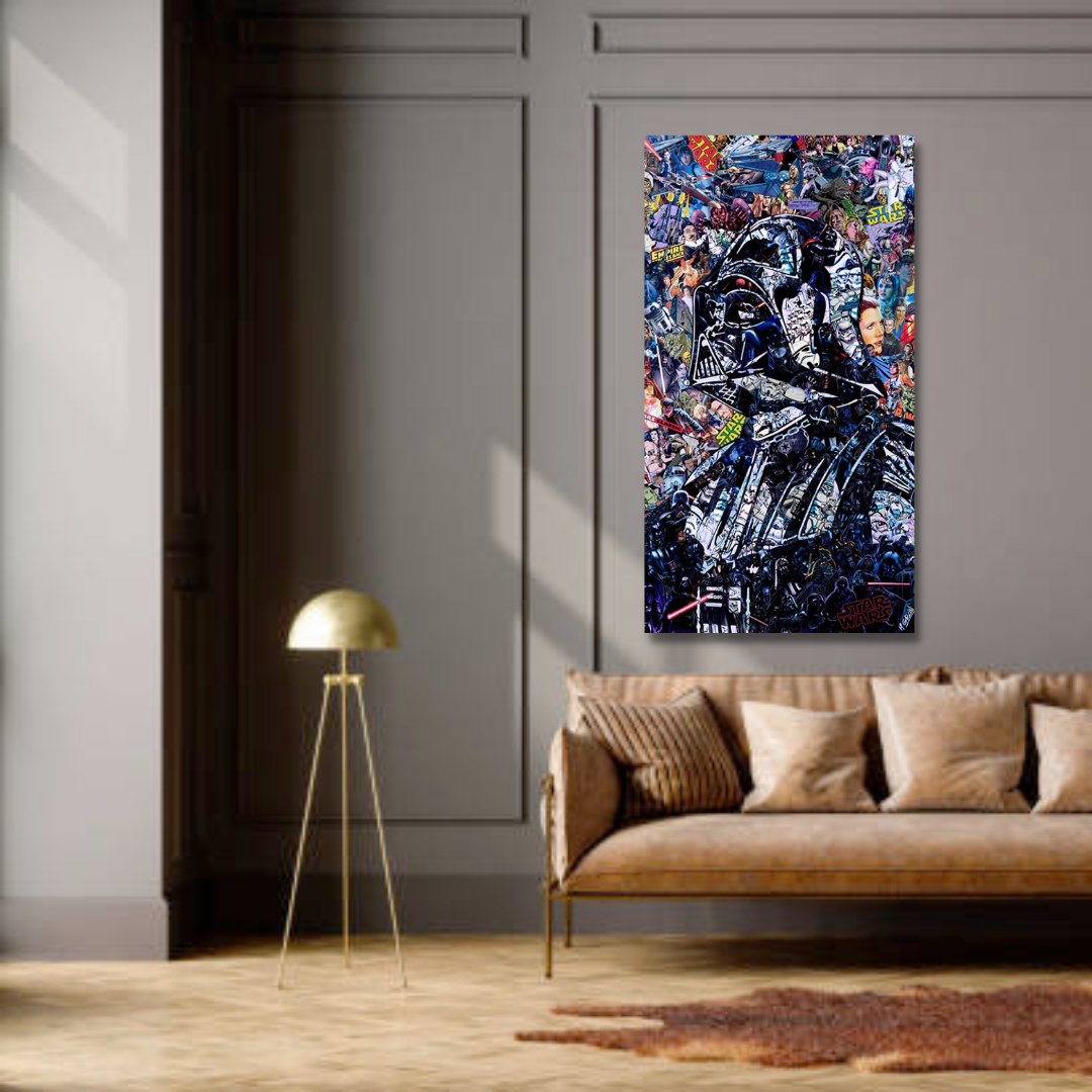 Disney Star Wars Poster Darth Vader Canvas Wall Art-ChandeliersDecor.com