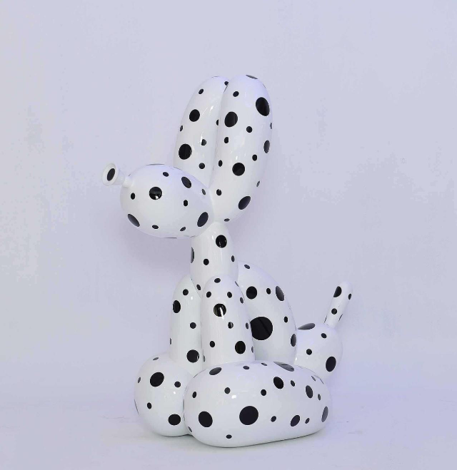 Dog Electroplated Sculpture Statue-ChandeliersDecor.com