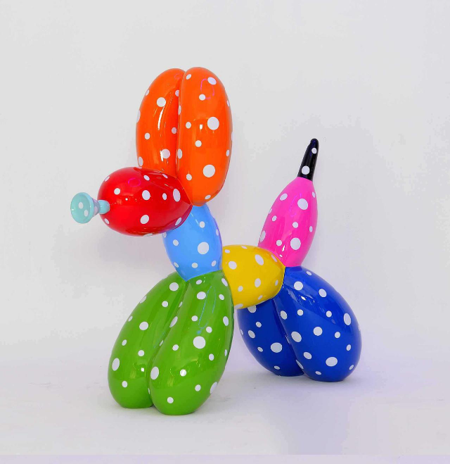 Dog Electroplated Sculpture Statue-ChandeliersDecor.com