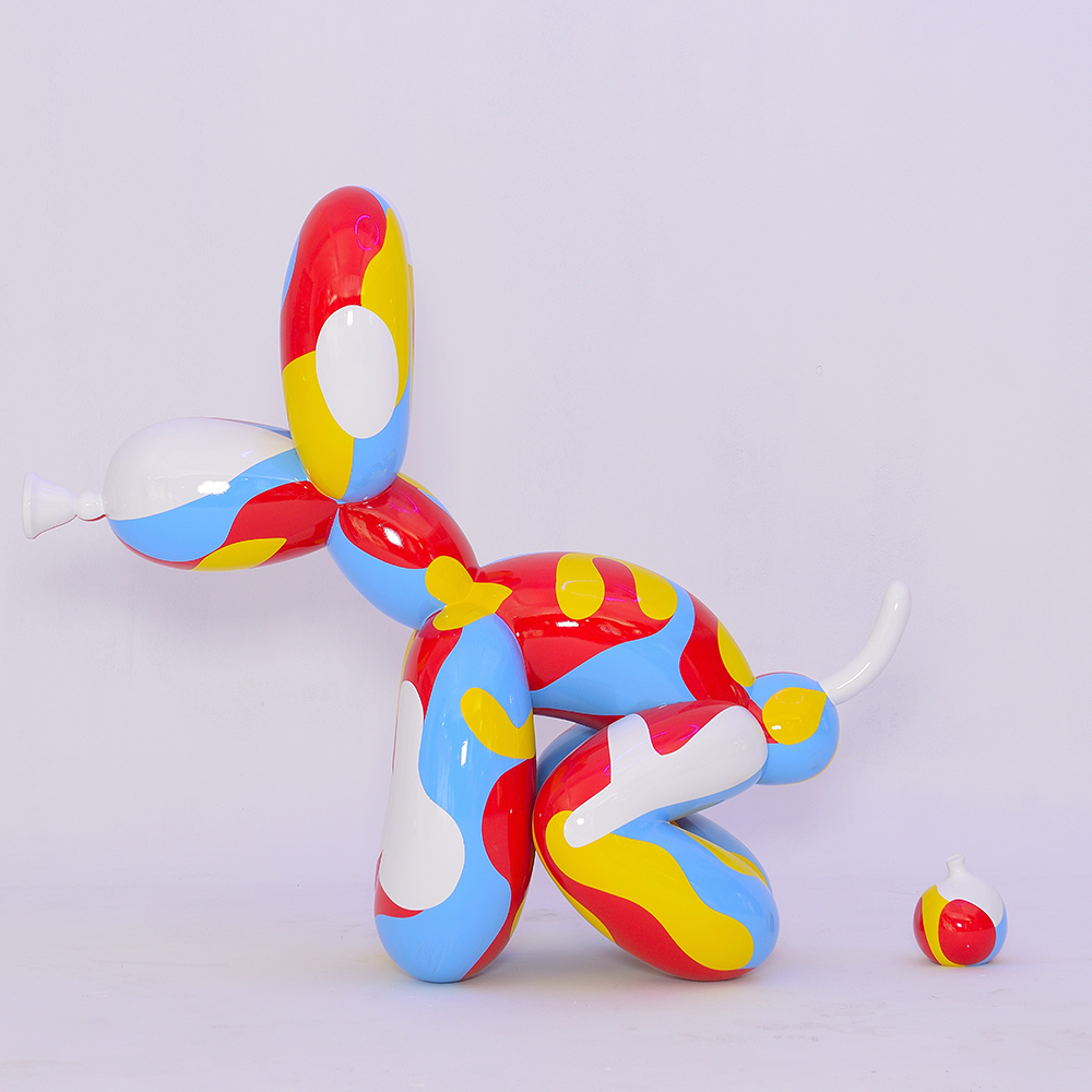 Dog Electroplated Sculpture Statue-ChandeliersDecor.com