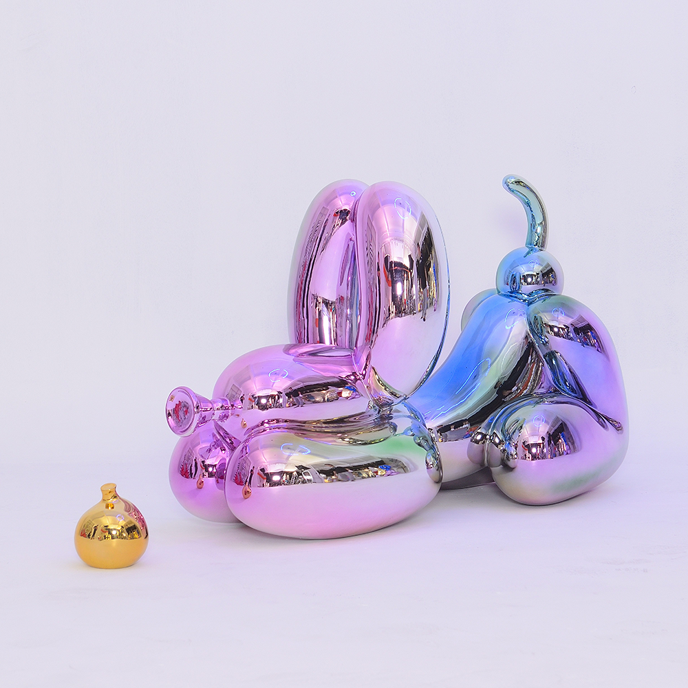 Dog Electroplated Sculpture Statue-ChandeliersDecor.com