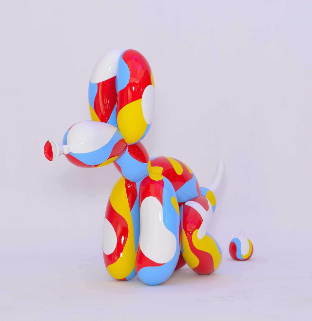 Dog Electroplated Sculpture Statue-ChandeliersDecor.com