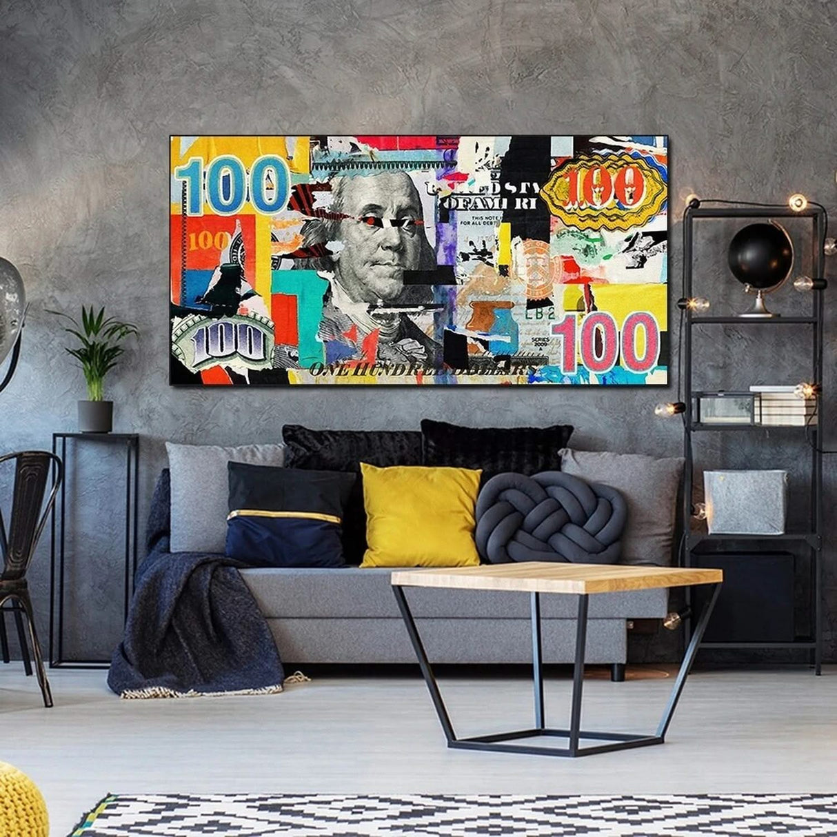 Dollar Bill Poster: Eye-Catching Money Wall Art-ChandeliersDecor.com