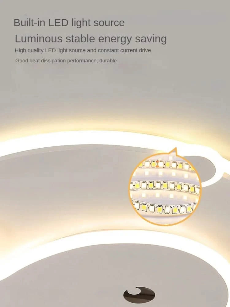 ChandeliersDecor.com-Kids Room Nursery Lighting-Dolphin Shape LED Ceiling Light For Kids Room