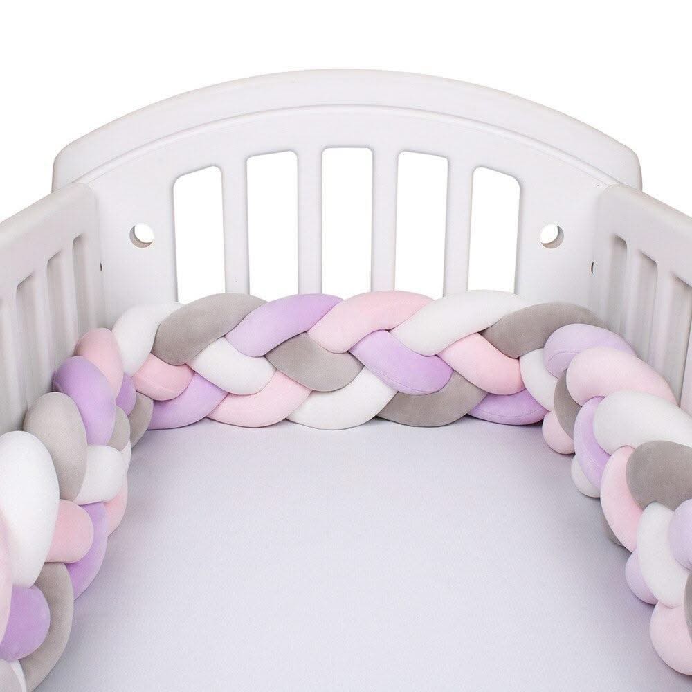 ChandeliersDecor.com-Crib Bumper-Durable Cot Bumper: Crib Bumper for Long-Lasting Use