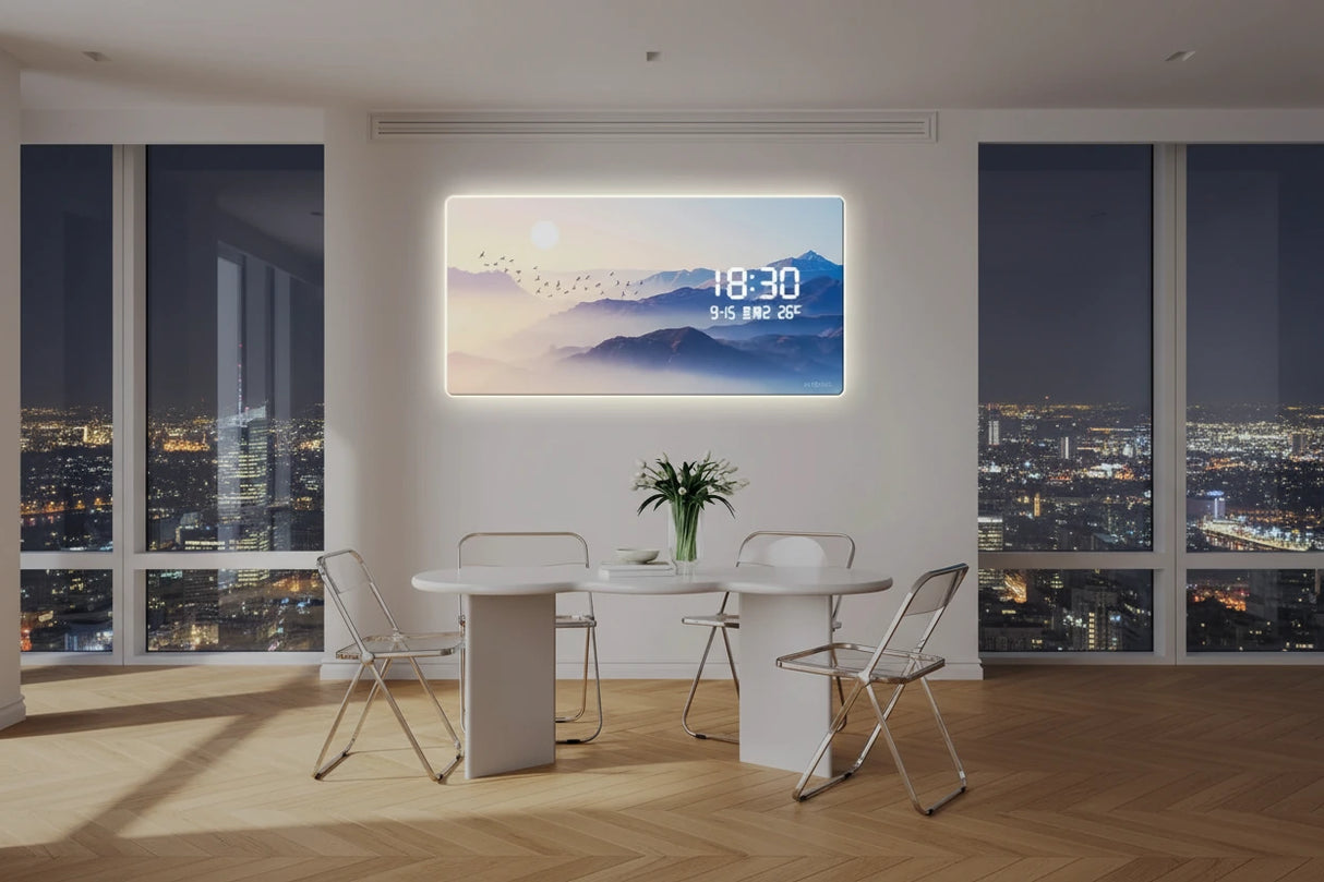 Early Morning Digital LED Wall Clock-ChandeliersDecor.com