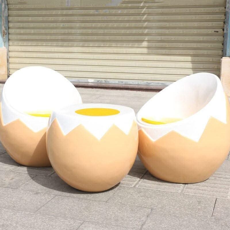 ChandeliersDecor.com-Furniture-Egg Style Single Sofa