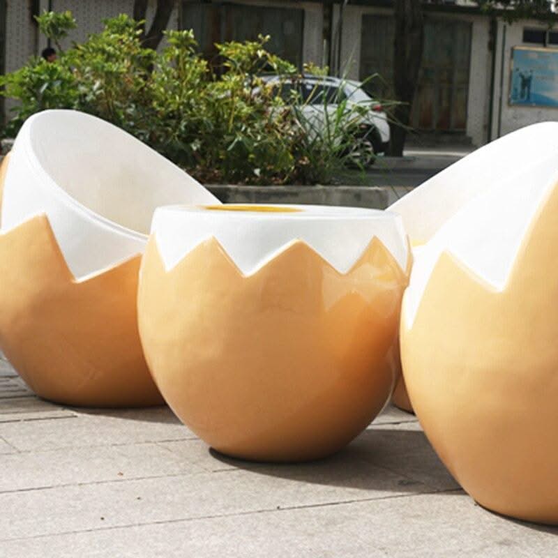 ChandeliersDecor.com-Furniture-Egg Style Single Sofa