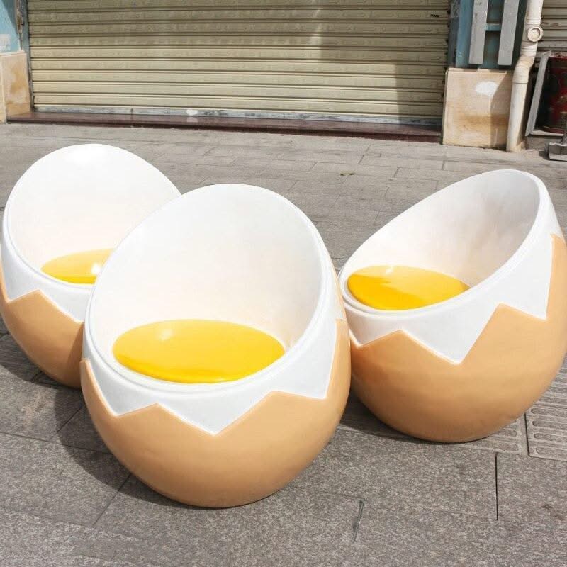 ChandeliersDecor.com-Furniture-Egg Style Single Sofa
