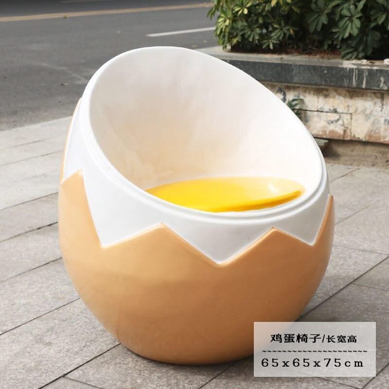 ChandeliersDecor.com-Furniture-Egg Style Single Sofa