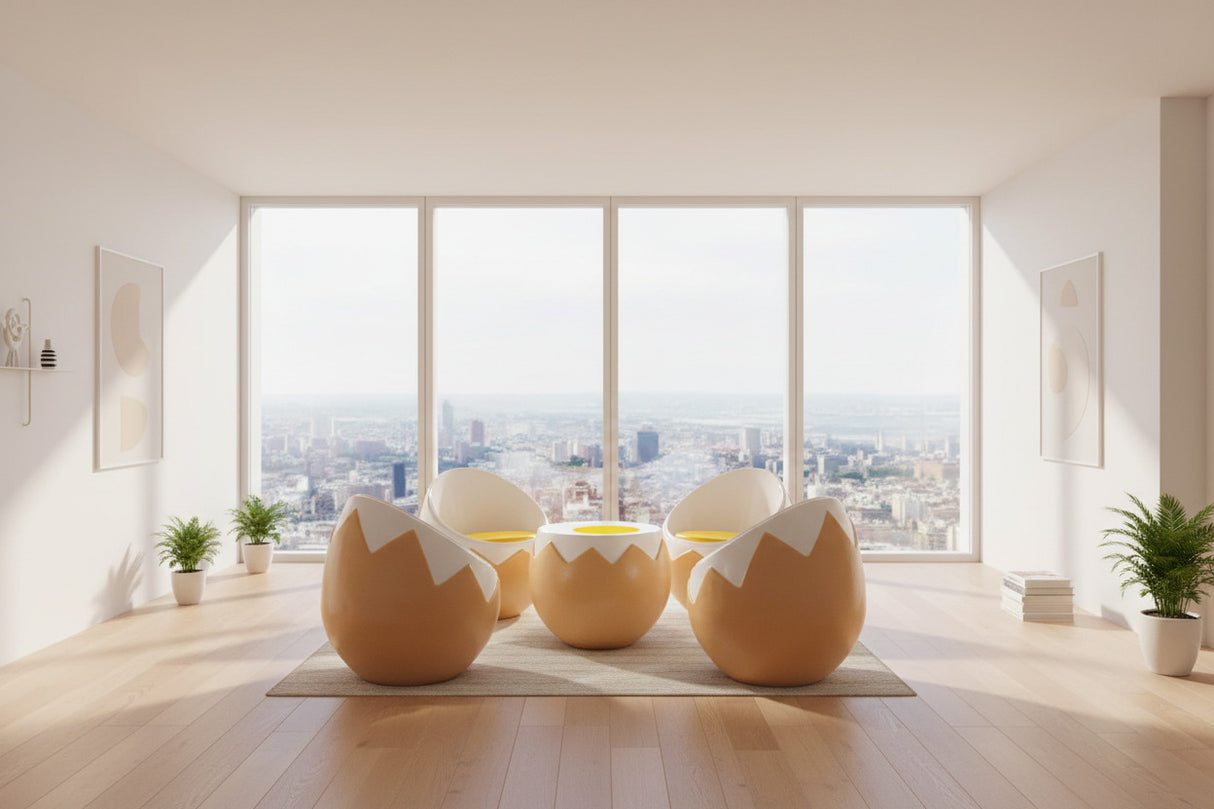 ChandeliersDecor.com-Furniture-Egg Style Single Sofa