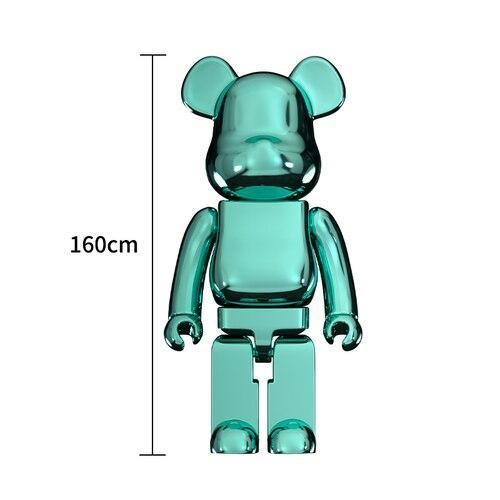 ChandeliersDecor.com-Bearbrick Statues-Electroplating Multicolour Bearbrick Statue Large