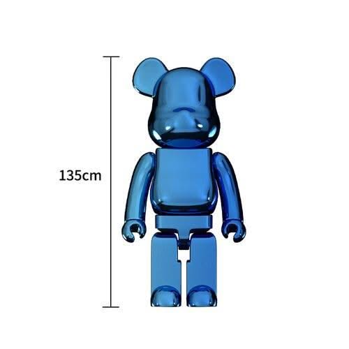 ChandeliersDecor.com-Bearbrick Statues-Electroplating Multicolour Bearbrick Statue Large