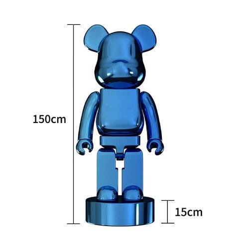 ChandeliersDecor.com-Bearbrick Statues-Electroplating Multicolour Bearbrick Statue Large