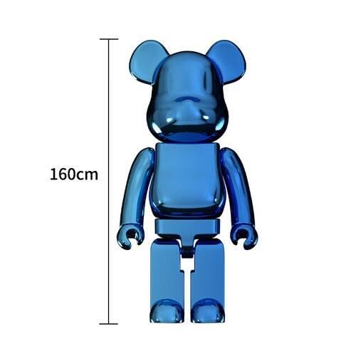 ChandeliersDecor.com-Bearbrick Statues-Electroplating Multicolour Bearbrick Statue Large