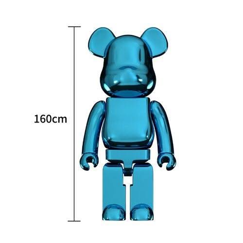 ChandeliersDecor.com-Bearbrick Statues-Electroplating Multicolour Bearbrick Statue Large