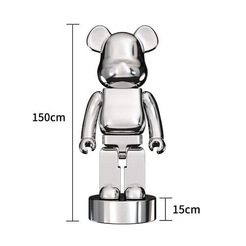 ChandeliersDecor.com-Bearbrick Statues-Electroplating Multicolour Bearbrick Statue Large