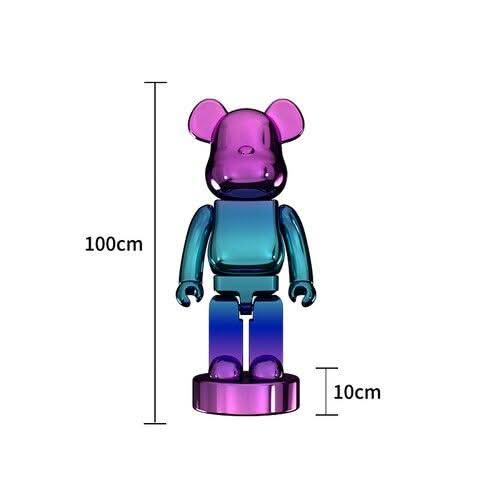 ChandeliersDecor.com-Bearbrick Statues-Electroplating Multicolour Bearbrick Statue Large