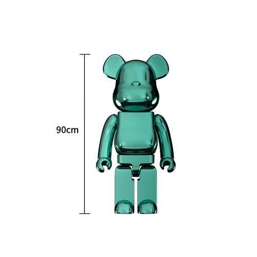 ChandeliersDecor.com-Bearbrick Statues-Electroplating Multicolour Bearbrick Statue Large