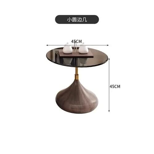 Elegant Sold Wood Corner Coffee Table with Storage-ChandeliersDecor.com