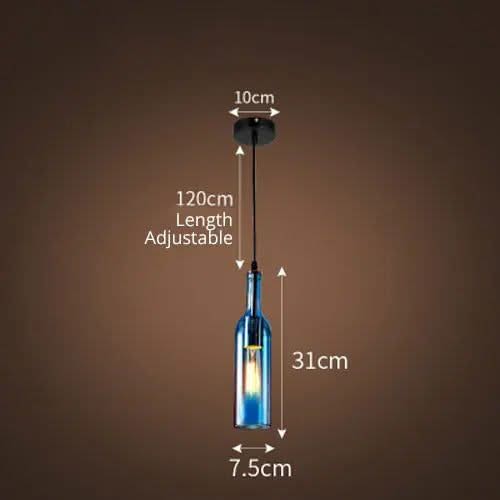Elevate Your Decor with the Wine Bottle Creative LED Pendant Light-ChandeliersDecor.com