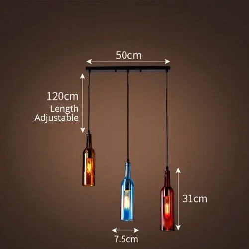 Elevate Your Decor with the Wine Bottle Creative LED Pendant Light-ChandeliersDecor.com