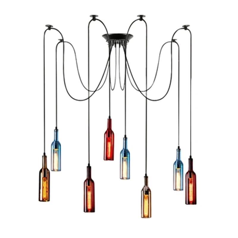 Elevate Your Decor with the Wine Bottle Creative LED Pendant Light-ChandeliersDecor.com