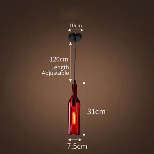 Elevate Your Decor with the Wine Bottle Creative LED Pendant Light-ChandeliersDecor.com