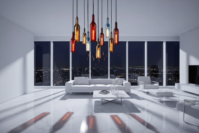 Elevate Your Decor with the Wine Bottle Creative LED Pendant Light-ChandeliersDecor.com