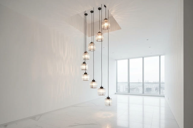 Acrylic Crystal Staircase Chandelier Lighting-ChandeliersDecor.com