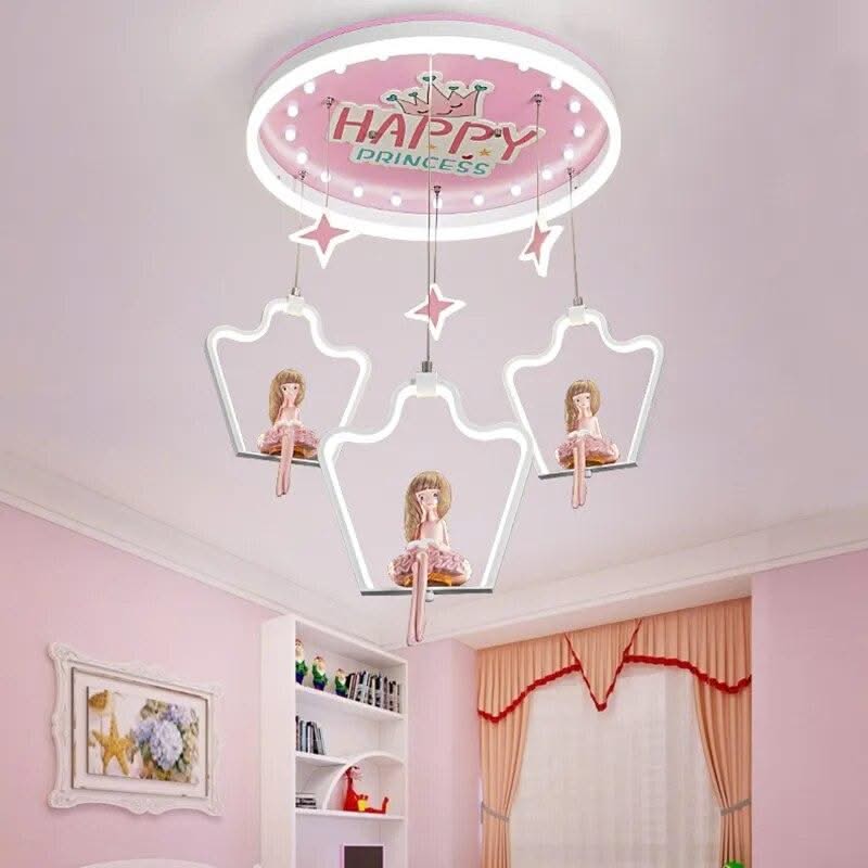 ChandeliersDecor.com-Kids Room Nursery Lighting-Elsa Girls Room Lighting - Kids Nursery Lighting