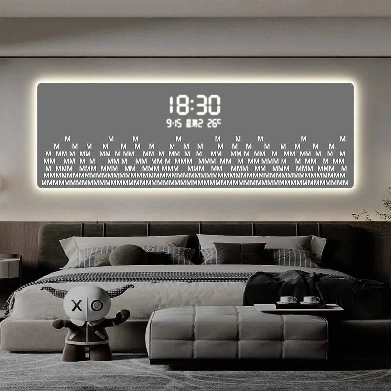 Equalizer Digital LED Wall Clock-ChandeliersDecor.com